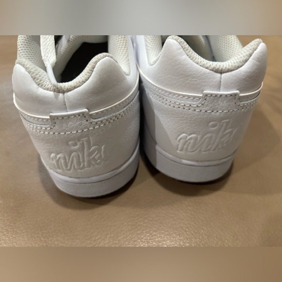 Nike All-White Ebernon Low Athletic Shoes - Picture 4 of 5